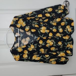 H&M Lemon Blouse